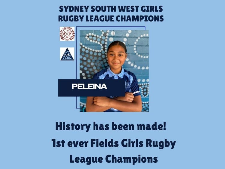 Image of a student and her sporting success story