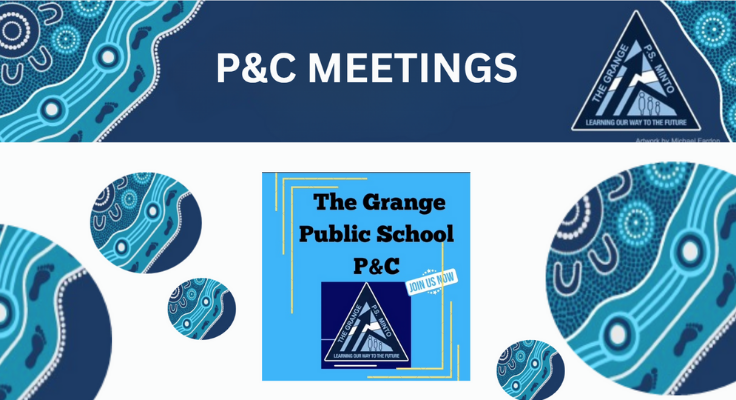 School design with an image of the P&C logo in the middle.